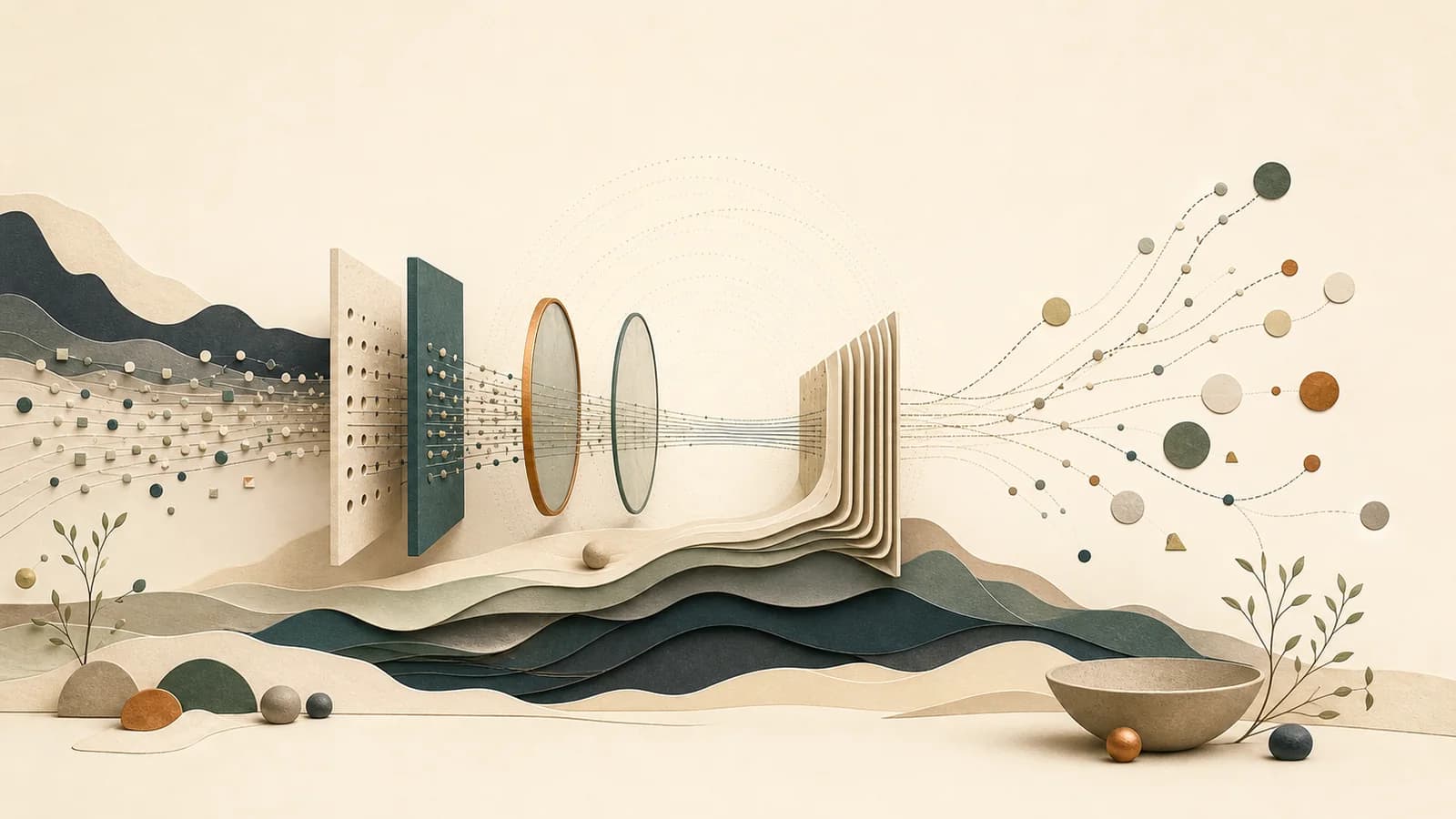 An informational landscape shaping streams of inquiry before they become questions